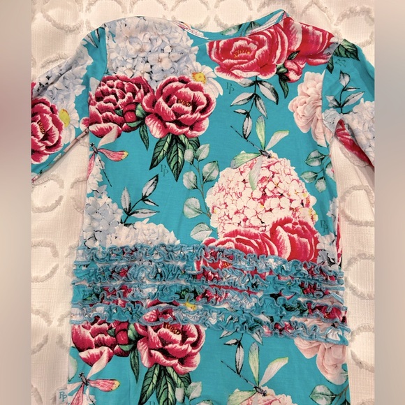 Posh Peanut Eloise Footie Ruffled Zippered Onepiece - Picture 4 of 4